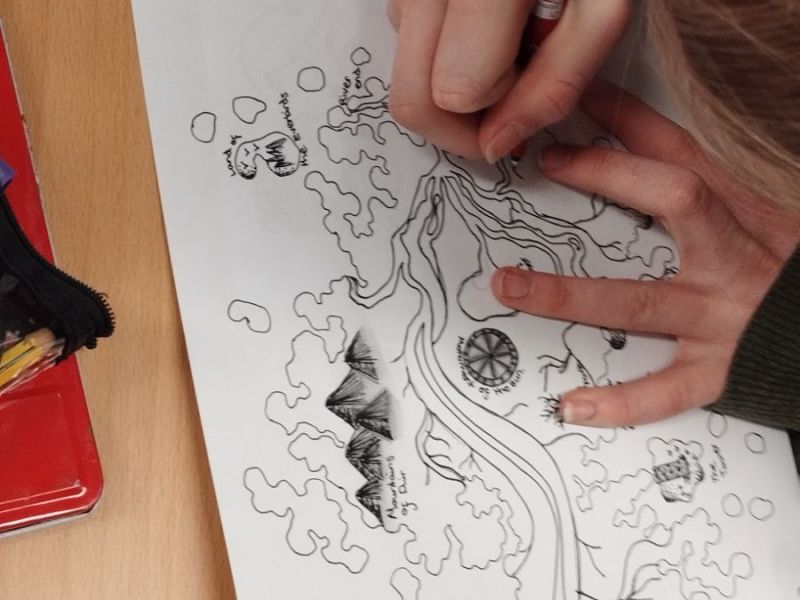 World Book Day art – Fantasy&nbsp;Maps