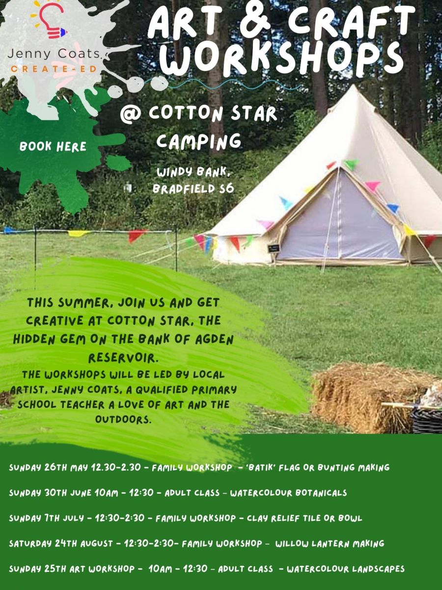 Summer Art Workshops @Cotton Star&nbsp;Camping