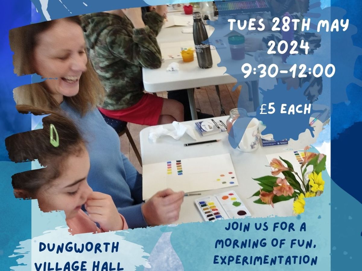 Family Watercolour Workshop at Dungworth Village&nbsp;Hall