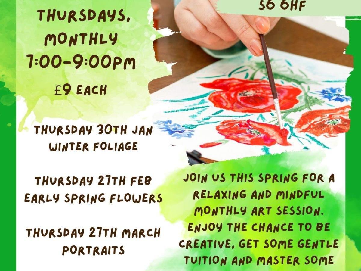 Spring Art Club @ Dungworth Village&nbsp;Hall