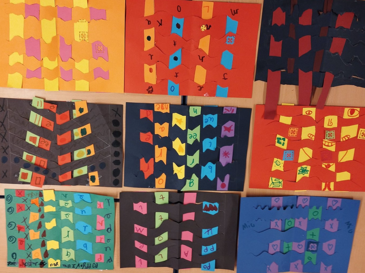 Weaving with KS1 Art&nbsp;Club