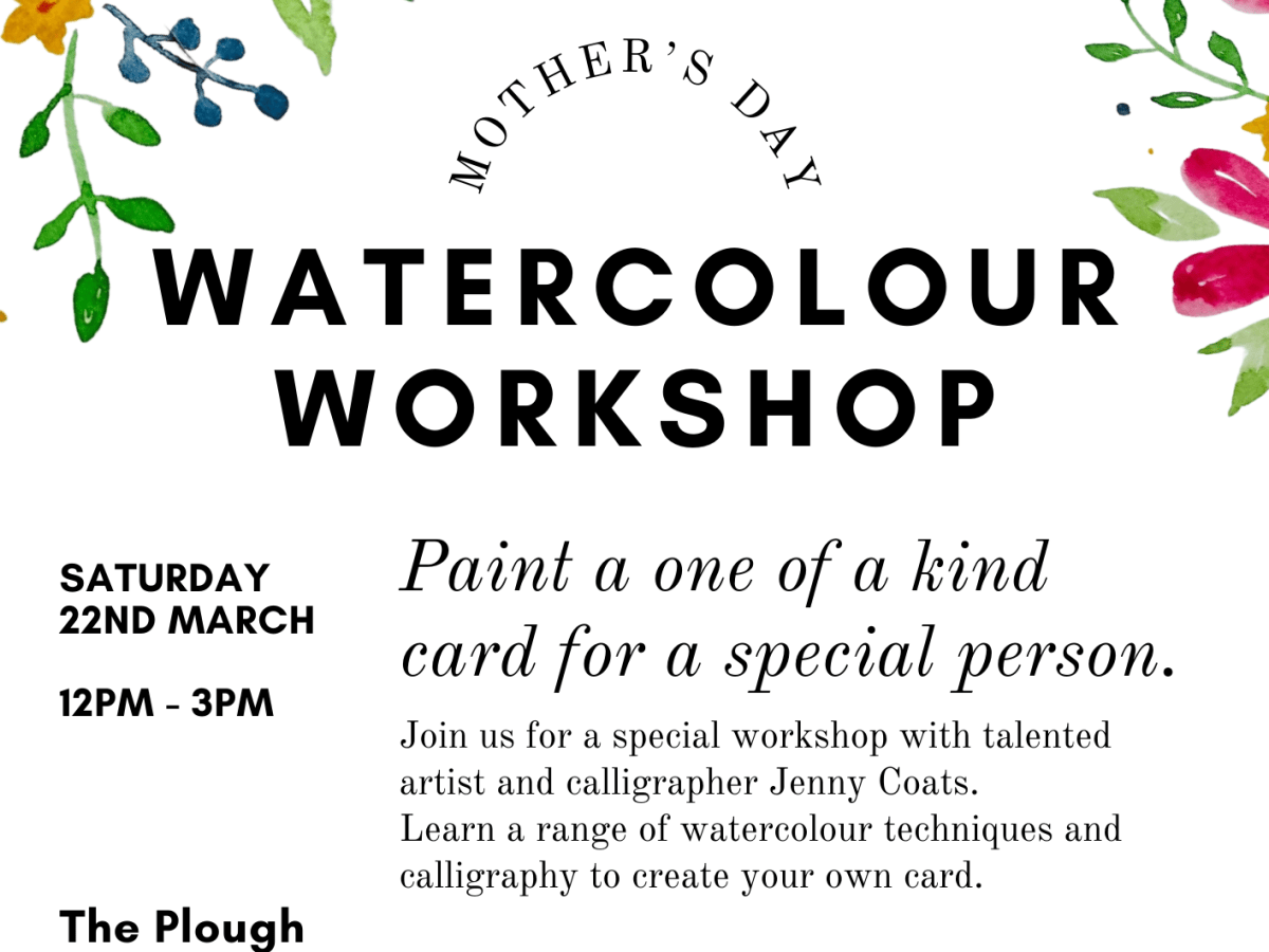 Watercolour Workshop at The Bradfield&nbsp;Plough