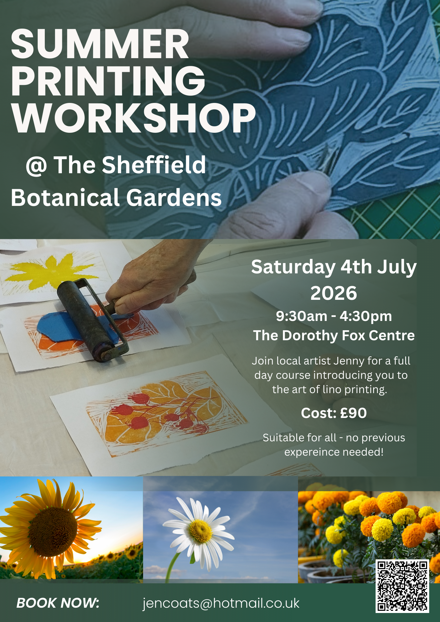 Summer Printing Workshop @ The Botanical Gardens
