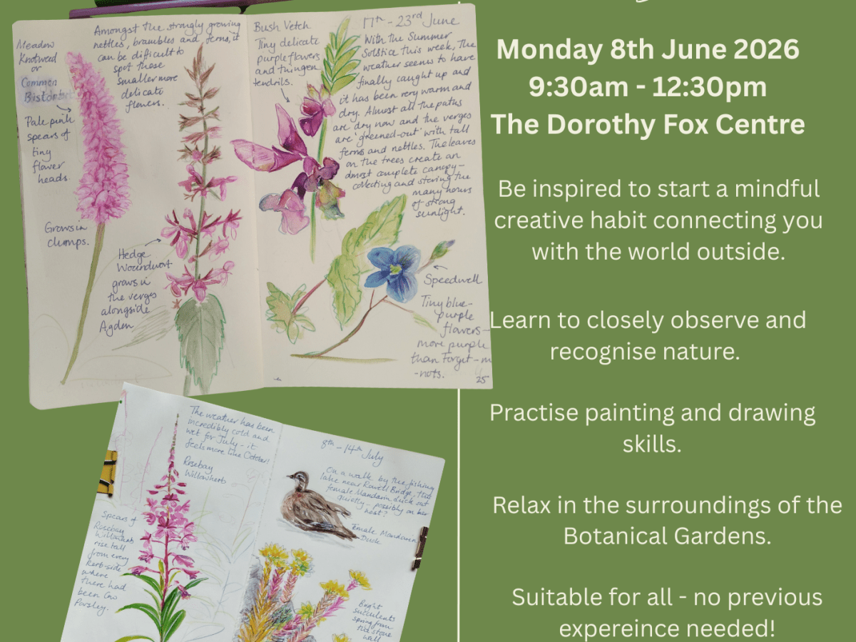 Summer Nature Journalling Workshop @ The Botanical&nbsp;Gardens