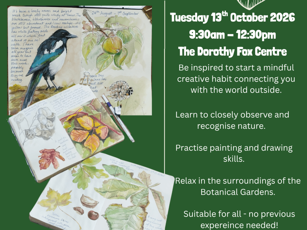 Autumn Nature Journalling Workshop @ The Botanical&nbsp;Gardens